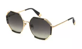 FURLA SFU785-610300 Moteriški akiniai nuo saulės Havana Brown Gradient 61mm