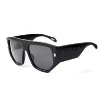 JUST CAVALLI Unisex Akiniai SJC097V580700 Juodas Acetato Rėmelis Pilki Polikarbonato Lęšiai 58/17/140 mm
