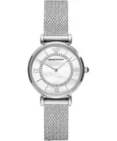 ARMANI Women's AR11319 Gianni T-Bar Stainless Steel Watch 32mm