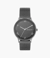 Skagen Holst Vyriškas Kvarcinis Laikrodis SKW6624 40mm Nerūdijančio Plieno Tinklelis Pilkas