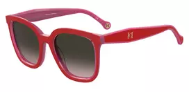 Carolina Herrera HER0225GS45X Moteriški Akiniai nuo Saulės Havana Acetato Rėmelis Pilki Gradientiniai Lęšiai 54mm