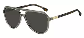 HUGO BOSS BLACK Akiniai BOSS1831S1ED Vyriški 58/16/145 mm Pilki Lęšiai