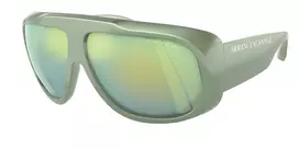 Akiniai nuo saulės Armani Exchange Unisex AX4143SU83542 Stačiakampiai Visas Rėmelis Plastikas Juoda Tamsiai Pilka 67mm