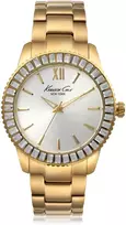 KENNETH COLE Moteriškas Laikrodis IKC4989 40mm Sidabrinis Nerūdijančio Plieno Apyrankė