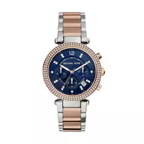 Michael Kors Parker Moteriškas Laikrodis MK6141 39mm Rožinio Aukso Spalvos Nerūdijantis Plienas
