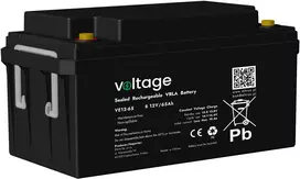 VOLTAGE AGM Battery 12V 65Ah VE12-65