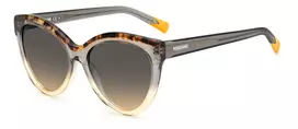 MISSONI moteriški akiniai nuo saulės MIS0088SMQEF7 - stačiakampis acetatinis rėmelis, UV400 apsauga, 57 mm lęšiai