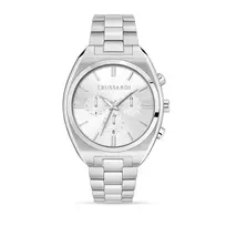 Trussardi Vyrų Kvarcinis Laikrodis R2453159003 44mm Mėlynas Ciferblatas Nerūdijantis Plienas