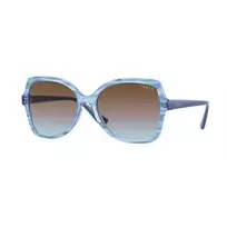 VOGUE VO5488S306048 Moteriški katinėlio formos akiniai nuo saulės Havana rudi gradientiniai 56mm