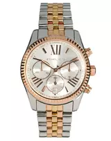 Michael Kors MK5735 Moteriškas laikrodis su chronografu, rožinio aukso spalvos nerūdijančio plieno, 39 mm