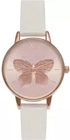 OLIVIA BURTON Moteriškas laikrodis OB16MB16 30 mm Rožinis auksas Nerūdijantis plienas Tinklelis