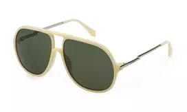 ZADIG & VOLTAIRE moteriški akiniai nuo saulės SZV305-6009ZQ stačiakampiai pilki lęšiai 60/13/135 mm