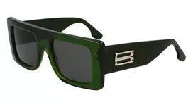 Victoria Beckham VB677S5122302 Moteriški akiniai nuo saulės - Juodas acetatinis rėmelis, Pilki polikarbonatiniai lęšiai - 51/22/145 mm