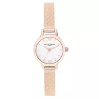 Olivia Burton Moteriškas Laikrodis OB16MC61 23mm Kvarcinis Nerūdijančio Plieno Tinklelis