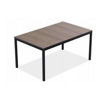 Lauko stalas Keter Deco Porto Nova, juoda sp./riešuto sp., 160 cm x 94 cm x 75 cm