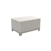 Lauko stalas Keter Scandi Storage, pilka sp./smėlio sp., 74.7 cm x 51.6 cm x 40 cm