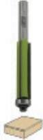 Frezas kraštams su guoliu, 13x50x88mm, 3 ašmenys