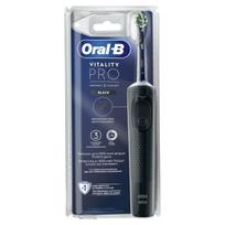 Oral-B Elektrinis dantų šepetėlis | Vitality Pro | Įkraunamas | Suaugusiems | Šepetėlių skaičius galvutės įeina 1 | Number of teeth brushing modes 3 | Juodas
