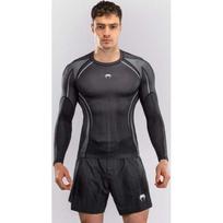 Marškinėliai Venum Stealth Rashguard ilgomis rankovėmis, juodi/balti