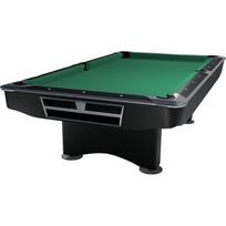 Biliardo stalas Pool Competition II, matinis juodas, 7 pėdų, geltonai žalias sukna