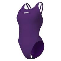 Moteriškas maudymosi kostiumėlis Tech Multi Solid Plum-White 32 - 901