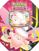 The Pokemon Pokemon TCG - Mega Moonlit: Mega Clefable ex Tin (4 boosters)