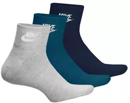 Nike Kojinės U Nk Nsw Everyday Essential Juodas Mėlyna Pilkas DX5074 912