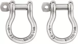 Prancūzija Petzl Shackles – nerūdijančio plieno jungtys sėdynei prijungti prie apraišų (2 vnt.)