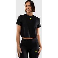 Venum Lazer Dry Tech moteriški marškinėliai, juodi/geltoni