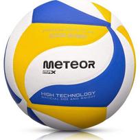 Tinklinio kamuolys Meteor Max 2000, mėlynas/geltonas/baltas