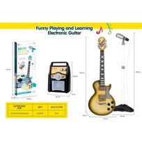 Gitaros ir stiprintuvo rinkinys, bronzinis