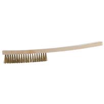 BRONZEplus vielinis šepetys, alavo bronzos viela, 4 eilių, KS Tools