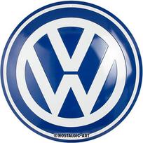 Apvali skardinė iškaba, Ø 35 cm "VW - Logo", Nostalgic-Art