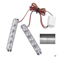 1 pora motociklų stroboskopinių šviesų 5/6 LED automobiliui sunkvežimiui motociklui mirksinčios avarinės įspėjamosios galinės stabdžių stop LED lemputės