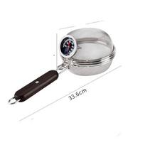 Coffee Filters Wooden Handle Stainless Steel Coffee Roaster Net Fried Bean Roasting Net Home Open Fire Coffee Roaster Bean Baker