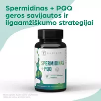 Spermidinas + PQQ