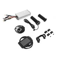 36V 48V 1000W Elektrinio dviračio valdiklio rinkinys 30A Sinusinės bangos valdiklis LCD8H Skydelis 10B Maitinimo magnetinis taškas 20X Pilnas