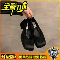 Temperament lady Korean style heightening sense shows spring Mary Jane shoes single shoes women's high-end comfortable summer Internet celebrity explo 35