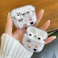 Cute Cartoon Cat Earphone Case for Airpods 4th 3rd 2 Pro 3 Shockproof Cover for Airpod 2 3 1 Protective Accessorie Shell Fundas Airpods Pro 2nd