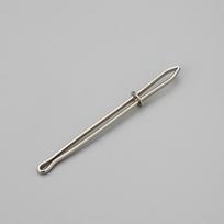 Stainless Steel Garment Clips DIY Sewing Tools Elastic Band Tape Punch Cross Stitch Threader Wear Elastic Clamp 1pc sidabras