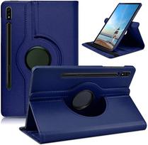 For Samsung Tab S10 FE Plus 13.1 Case Cover 360 Rotating PU Leather Stand Cover for Coque Galaxy Tab S10 FE Plus 13.1 Inch Case S10FE Plus 13.1inch tamsiai mėlyna