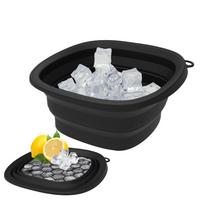Foldable Silicone Face Ice Bath Tray Cold Therapy for Facial Puffiness Portable Cryo Skin Tool Travel Beauty Bowl Facial Tool juoda