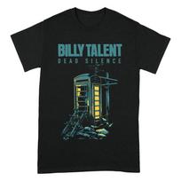 Hot Billy Talent Band Dead Silence Cotton Black All Size T Shirt For Men MC136 Unisex T-Shirt S