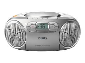PHILIPS AZ127 Boombox Silver