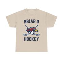 2026 Tv Offcampus Briar University Hawks Hockey Logo Graphics Shirt Pure Cotton Unisex And Unisex Summer New High Quality Tees S