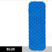Compact Waterproof Lightweight Inflatable Air Mattress for Camping & Outdoor Use mėlyna