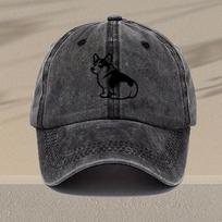 pc Baseball Cap Corgi Print Design Breathable Casual Hat Lightweight And Breathable Sports Cap Individual Dad Hat Truck Dr 1pc