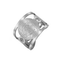 Likgreat The Seven Archangels Ring Archangel Talisman Good Luck Blessing Spiritual Healing Gift Stainless Steel Jewelry resizable
