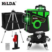 Niveau Laser HILDA 12 lignes niveau 3D auto-nivelant 360 Horizontal et Vertical croix Super puissant niveau Laser vert žalia