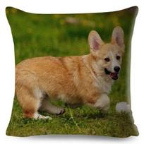 Cute Welsh Corgi Pembroke Dog Printed Pillowcase Decoration  Pet Animal Cushion Cover Sofa Household Car 40x40cm